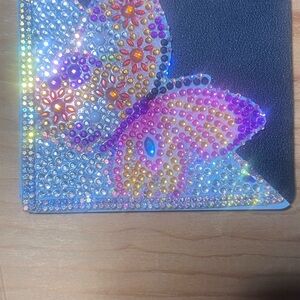 Colorful Rhinestone Butterfly bookmark